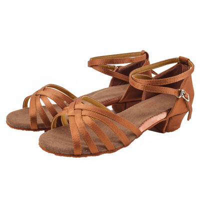 Tüdrukute Ladina-tantsukingad Madala kontsaga tantsukingad Naistele Tango Rumba Salsa Tüdrukute Ladina tantsujalatsid