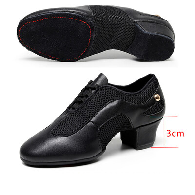 SUN LISA Pantofi cu toc gros pentru femei, damă, fete, talpă din piele, pantofi de dans modern, salsa latino