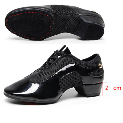 SUN LISA Pantofi cu toc gros pentru femei, damă, fete, talpă din piele, pantofi de dans modern, salsa latino
