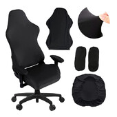 4 bucăți Huse pentru scaune de gaming cu cotieră Spandex Splicover Husă pentru scaun de birou pentru protectie fotoliu computer Cadeira Gamer