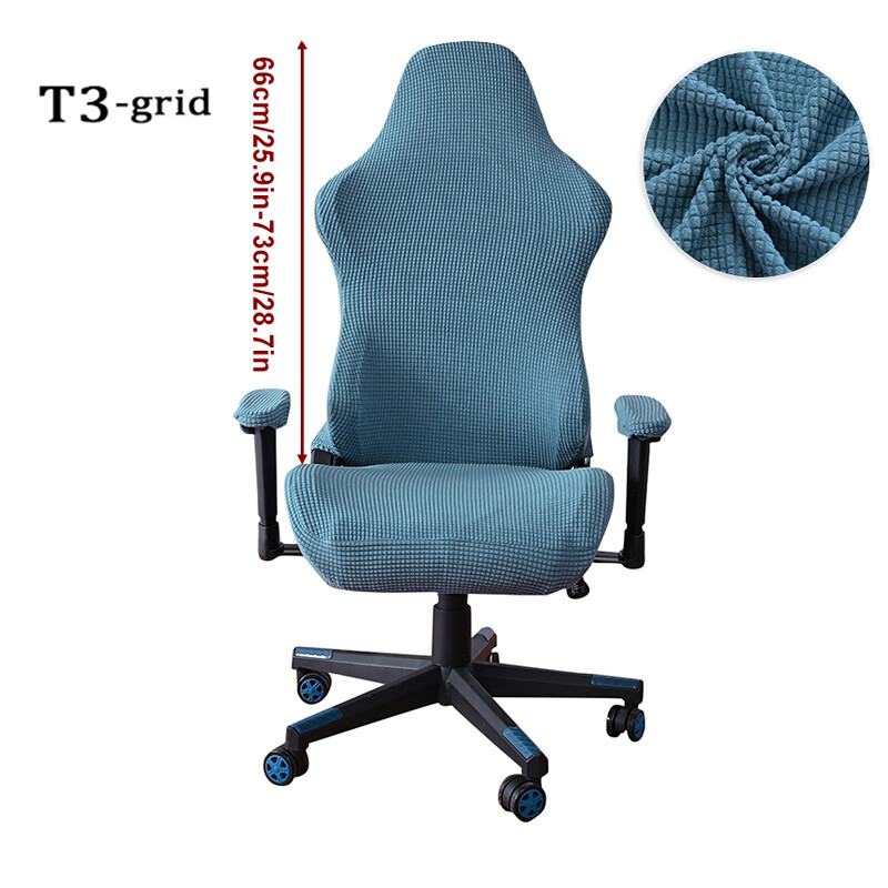 4 bucăți Huse pentru scaune de gaming cu cotieră Spandex Splicover Husă pentru scaun de birou pentru protectie fotoliu computer Cadeira Gamer