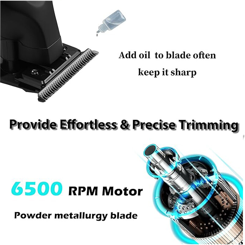 Mașină de tuns Kemei KM-2299 USB cu încărcare rapidă Mașină de tuns frizer 1200MA Mașină de tuns fără fir reîncărcabilă Mașină de tuns electric