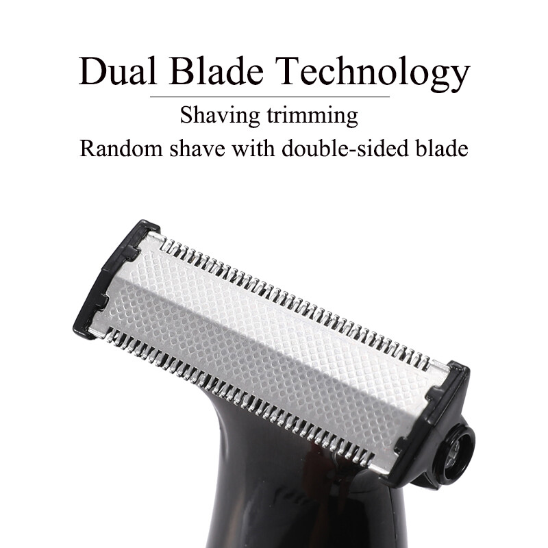 HTC muški električni trimer za prepone Trimer za stidne dlake Mašina za njegu tijela za muškarce Bikini epilator Punjivi brijač Brijač