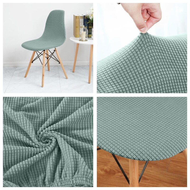 1/2/4/6 tk Toolikate Stretch Shell tooli kate Kõik hinnas Sisseehitatud istmekate 11 värvi toolikatted söögitoa kontoritesse