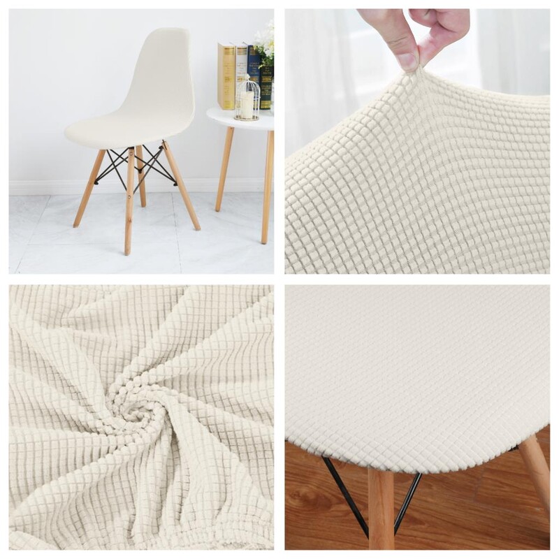 1/2/4/6 tk Toolikate Stretch Shell tooli kate Kõik hinnas Sisseehitatud istmekate 11 värvi toolikatted söögitoa kontoritesse