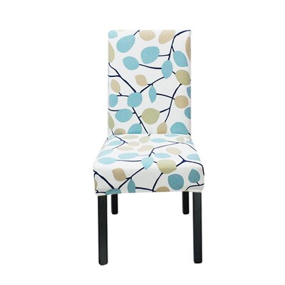Meijuner Husă pentru scaune cu imprimeu floral, multifuncțională, Spandex, pentru acasă, pentru scaune de luat masa, elastice, universale, pentru scaune, Y390