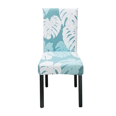 Meijuner Husă pentru scaune cu imprimeu floral, multifuncțională, Spandex, pentru acasă, pentru scaune de luat masa, elastice, universale, pentru scaune, Y390
