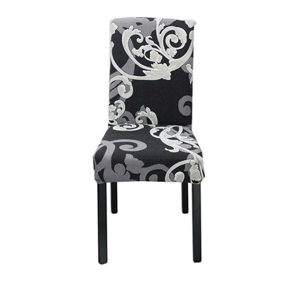 Meijuner Husă pentru scaune cu imprimeu floral, multifuncțională, Spandex, pentru acasă, pentru scaune de luat masa, elastice, universale, pentru scaune, Y390