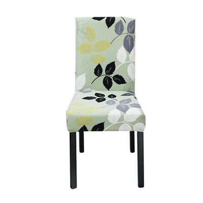 Meijuner Husă pentru scaune cu imprimeu floral, multifuncțională, Spandex, pentru acasă, pentru scaune de luat masa, elastice, universale, pentru scaune, Y390