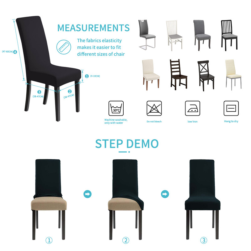 Meijuner Husă pentru scaune cu imprimeu floral, multifuncțională, Spandex, pentru acasă, pentru scaune de luat masa, elastice, universale, pentru scaune, Y390