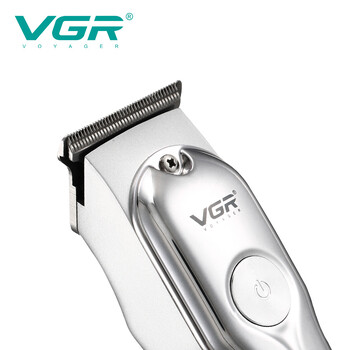 VGR Professional Barber Hair Trimmer Акумулаторна машинка за подстригване за мъже Тример за брада Машина за подстригване T-blade Haircut Tool