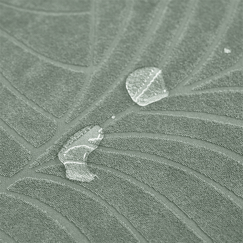 1PC Elastična navlaka za blagovaonske stolice Lišće Jacquard rastezljive stolice Navlake Dugi naslon Jednobojne navlake za sjedala Banket Home Decor