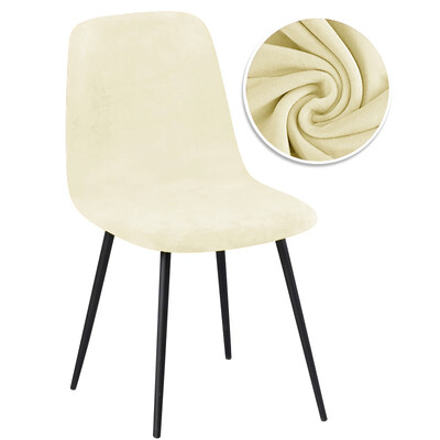 Țesătură din catifea 23 de culori Huse pentru scaune cu spate scurt Huse pentru scaune de dimensiuni mici Huse scaun pentru scaune de bar pentru sufragerie acasă 1/2/4/6 buc