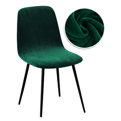 Țesătură din catifea 23 de culori Huse pentru scaune cu spate scurt Huse pentru scaune de dimensiuni mici Huse scaun pentru scaune de bar pentru sufragerie acasă 1/2/4/6 buc