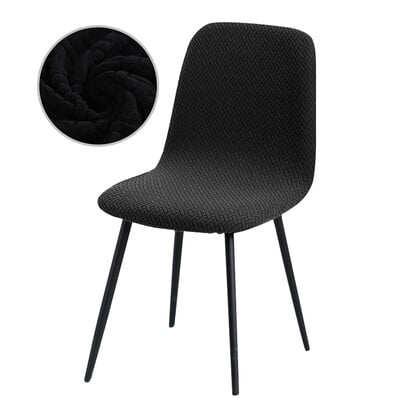 Țesătură din catifea 23 de culori Huse pentru scaune cu spate scurt Huse pentru scaune de dimensiuni mici Huse scaun pentru scaune de bar pentru sufragerie acasă 1/2/4/6 buc