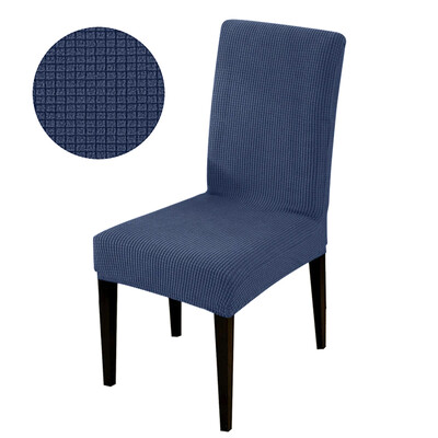 Калъф за стол от жакардов плат за трапезария, сватба, хотел, банкет, домашен сменяем миещ се калъф за седалка, разтеглив спандекс калъфи за столове