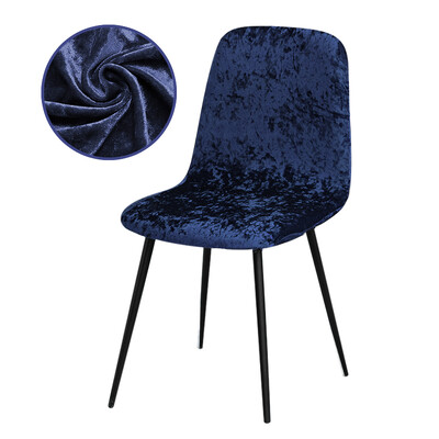 1 komad sjajne baršunaste tkanine za stolicu rastezljiva zaštita za stolicu navlake za sjedalo navlaka za sjedalo za blagovaonicu u hotelskom banketu