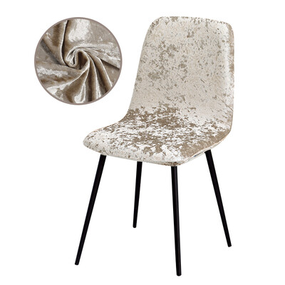 1 komad sjajne baršunaste tkanine za stolicu rastezljiva zaštita za stolicu navlake za sjedalo navlaka za sjedalo za blagovaonicu u hotelskom banketu