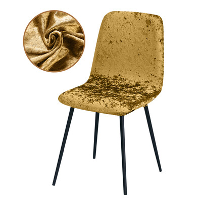 1 komad sjajne baršunaste tkanine za stolicu rastezljiva zaštita za stolicu navlake za sjedalo navlaka za sjedalo za blagovaonicu u hotelskom banketu