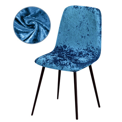 1 komad sjajne baršunaste tkanine za stolicu rastezljiva zaštita za stolicu navlake za sjedalo navlaka za sjedalo za blagovaonicu u hotelskom banketu