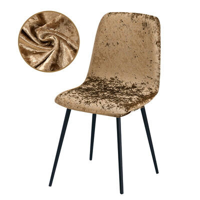 1 komad sjajne baršunaste tkanine za stolicu rastezljiva zaštita za stolicu navlake za sjedalo navlaka za sjedalo za blagovaonicu u hotelskom banketu