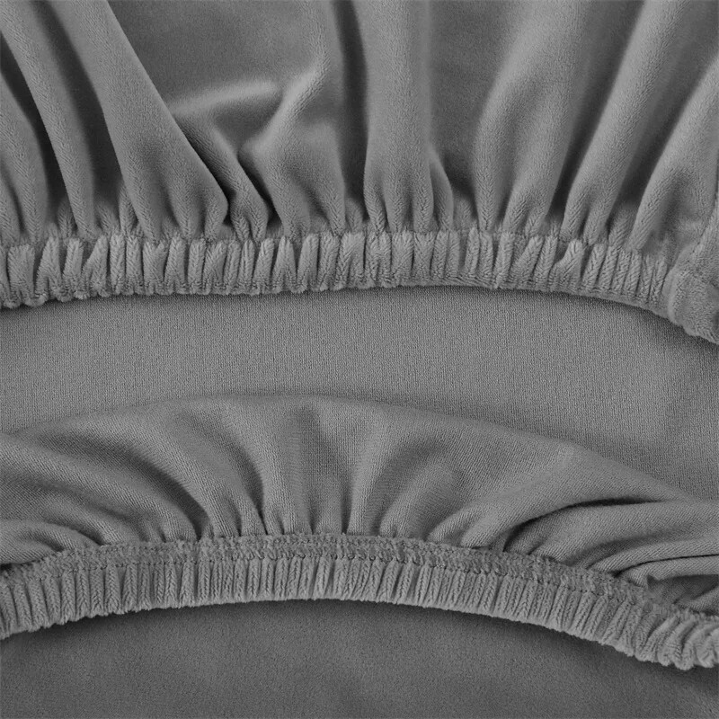 1PC Elastična baršunasta navlaka za stolicu Rastezljive meke visoke navlake za fotelje Torbica za uredsku kuhinju Blagovaonica Vjenčanje Uklonjiva