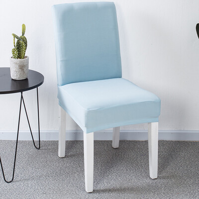 Τραπεζαρία Lycra Spandex Κάλυμμα καρέκλας Stretch Λευκό κάλυμμα καθίσματος καρέκλας αφαιρούμενο για κουζίνα καλύμματα καρέκλας εστιατορίου γάμου