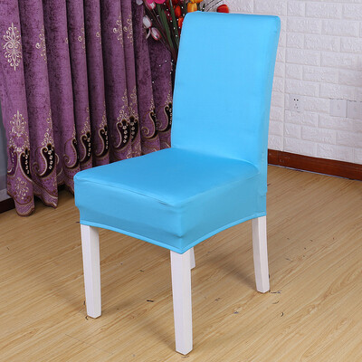 Τραπεζαρία Lycra Spandex Κάλυμμα καρέκλας Stretch Λευκό κάλυμμα καθίσματος καρέκλας αφαιρούμενο για κουζίνα καλύμματα καρέκλας εστιατορίου γάμου