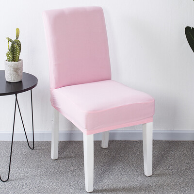 Τραπεζαρία Lycra Spandex Κάλυμμα καρέκλας Stretch Λευκό κάλυμμα καθίσματος καρέκλας αφαιρούμενο για κουζίνα καλύμματα καρέκλας εστιατορίου γάμου