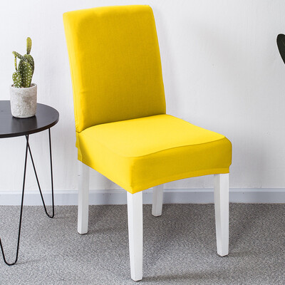 Τραπεζαρία Lycra Spandex Κάλυμμα καρέκλας Stretch Λευκό κάλυμμα καθίσματος καρέκλας αφαιρούμενο για κουζίνα καλύμματα καρέκλας εστιατορίου γάμου