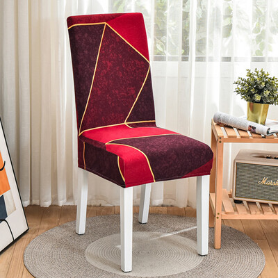 Jacquard tooli kate söögitoa jaoks Stretch žakaarmadratne söögitooli kate Slipcover elastne spandex köögitooli kate