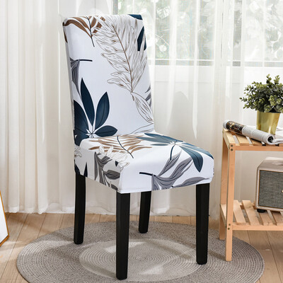 Jacquard tooli kate söögitoa jaoks Stretch žakaarmadratne söögitooli kate Slipcover elastne spandex köögitooli kate