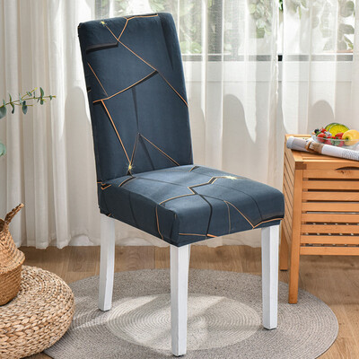 Jacquard tooli kate söögitoa jaoks Stretch žakaarmadratne söögitooli kate Slipcover elastne spandex köögitooli kate