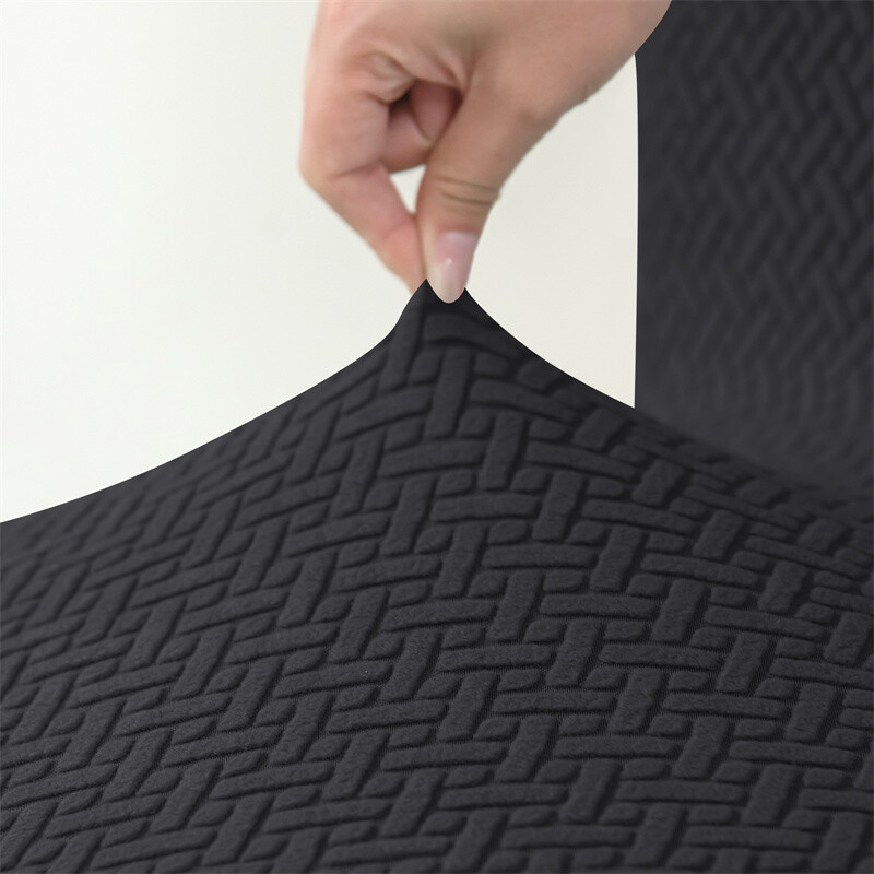 Husă scaun de bar Husă scaun elastic Jacquard Husă detașabilă pentru scaun Husă scaun cu spate scurt Protector solid pentru perne pentru scaun