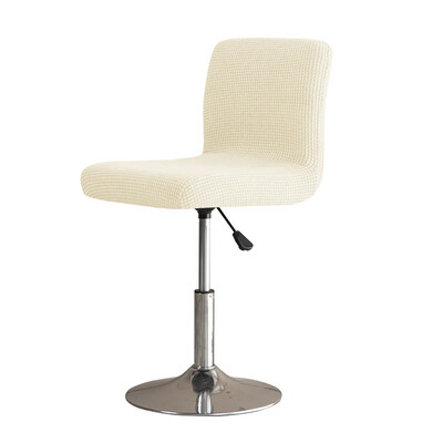 Еластичен калъф за бар стол от поларен флис Калъф за стол без ръце Калъф за стол с ниска облегалка Въртящи се калъфи за офис Въртящи се повдигащи се калъфи за парти