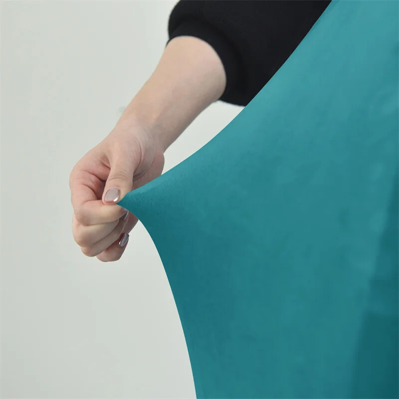 Huse pentru scaune din catifea elastică cu spătar cu aripă Huse pentru scaune de sufragerie pentru sufragerie, cu spate înalt, cu brațe înclinate, pentru banchetul din sala de mese