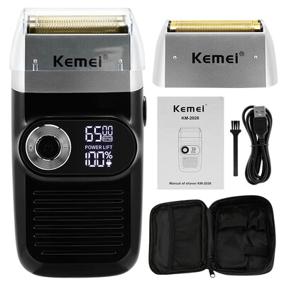 Aparat de ras profesional pentru curățarea părului Razor Shaper Folie Aparatul de ras electric Mașină de bărbierit cu motor rotativ aparat de ras electric pentru bărbați