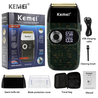 Aparat de ras profesional pentru curățarea părului Razor Shaper Folie Aparatul de ras electric Mașină de bărbierit cu motor rotativ aparat de ras electric pentru bărbați