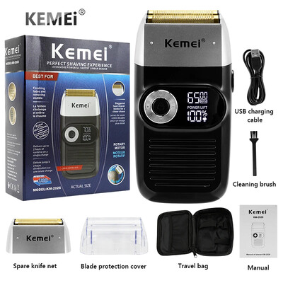 Aparat de ras profesional pentru curățarea părului Razor Shaper Folie Aparatul de ras electric Mașină de bărbierit cu motor rotativ aparat de ras electric pentru bărbați