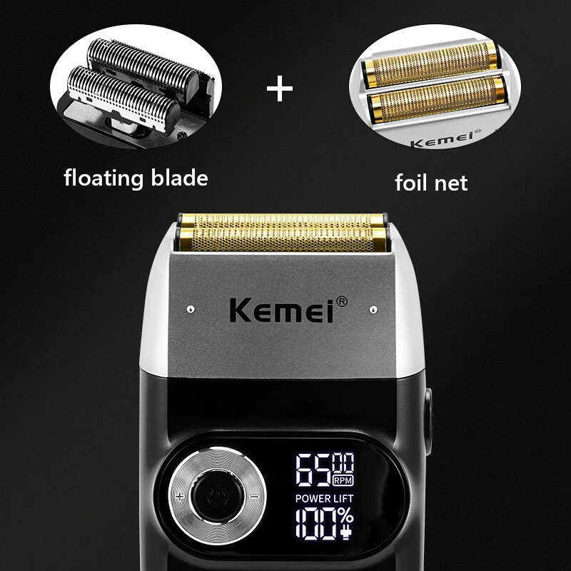 Aparat de ras profesional pentru curățarea părului Razor Shaper Folie Aparatul de ras electric Mașină de bărbierit cu motor rotativ aparat de ras electric pentru bărbați
