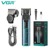 VGR Hair Trimmer Electric Hair Clipper Αδιάβροχο μηχάνημα κοπής Ρυθμιζόμενο μηχάνημα κούρεμα T-Blade Trimmer για άνδρες V-973