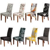 Huse pentru scaune cu spătar înalt și elasticitate universală Spandex M XL Huse pentru scaune Sufragerie Bucătărie Birou Casă Anti-murdar Detașabil