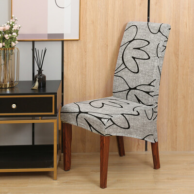 Huse pentru scaune cu spătar înalt și elasticitate universală Spandex M XL Huse pentru scaune Sufragerie Bucătărie Birou Casă Anti-murdar Detașabil