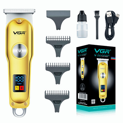 Μίνι κουρευτική μηχανή VGR Cordless Electric Hair Clipper Professional Bald Haircut Machine Barber Hair Trimmer for Men V-290