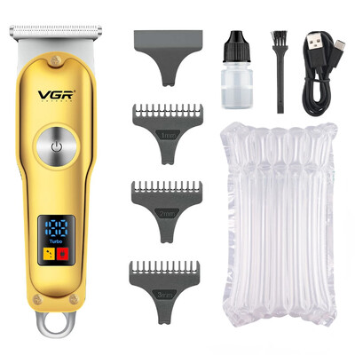 Μίνι κουρευτική μηχανή VGR Cordless Electric Hair Clipper Professional Bald Haircut Machine Barber Hair Trimmer for Men V-290