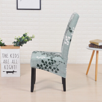 Huse pentru scaune de sufragerie tipărite mărime XL, detașabilă, lavabilă, pentru scaune de bucătărie, pentru banchet de acasă
