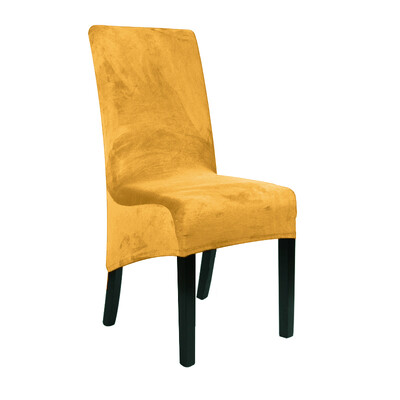 1-dijelna baršunasta navlaka za stolac s dugim naslonom XL veličine Spandex Navlaka za blagovaonsku stolicu Velika elastična rastezljiva torbica za kuhinjski banket