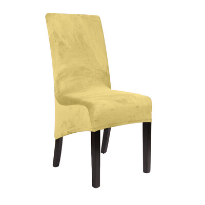 1-dijelna baršunasta navlaka za stolac s dugim naslonom XL veličine Spandex Navlaka za blagovaonsku stolicu Velika elastična rastezljiva torbica za kuhinjski banket