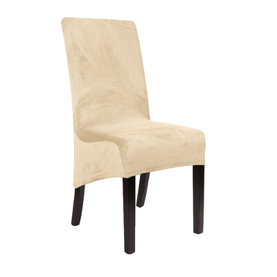 1-dijelna baršunasta navlaka za stolac s dugim naslonom XL veličine Spandex Navlaka za blagovaonsku stolicu Velika elastična rastezljiva torbica za kuhinjski banket