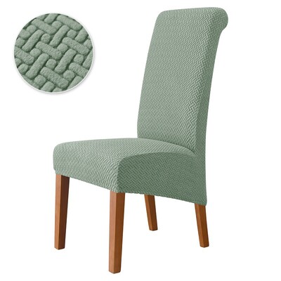 Jacquard Tooli kate Stretch XL Suurus Pika seljaga söögitooli katted Istmekatted Pulmade Söögitoa toolid Kööki